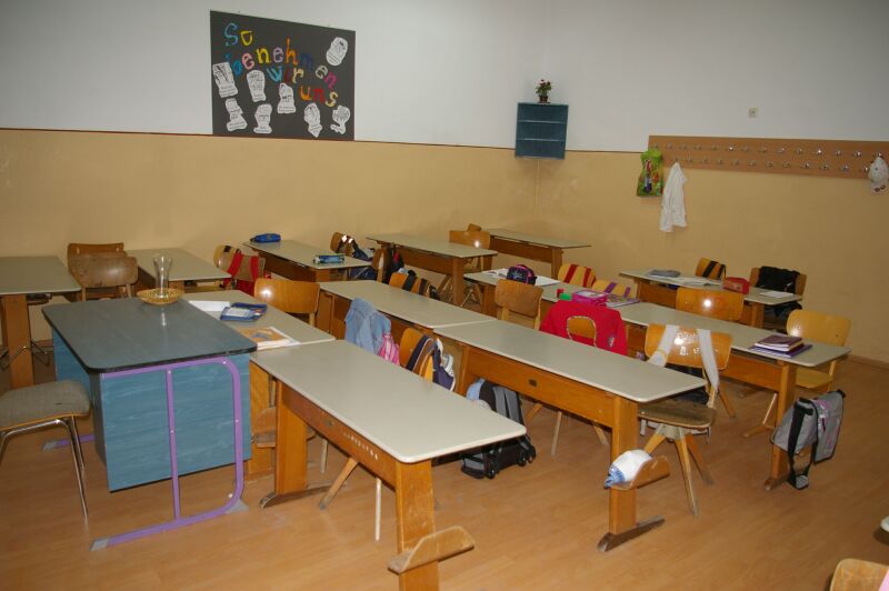 Möbel in der Schule