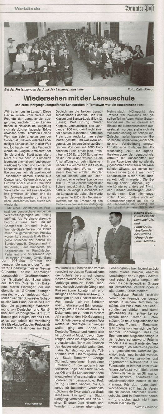 Artikel Banater Post