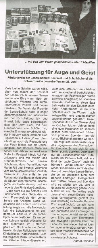 Artikel Banater Post